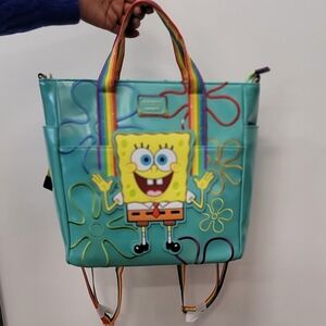 Loungefly Nickelodeon SpongeBob 25th Anniversary Imagination Backpack Tote